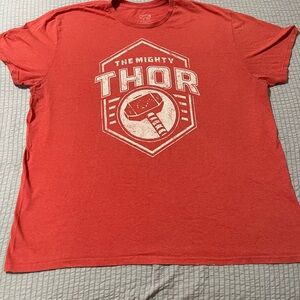 Marvel “ The Mighty Thor “ Red Plus Tshirt